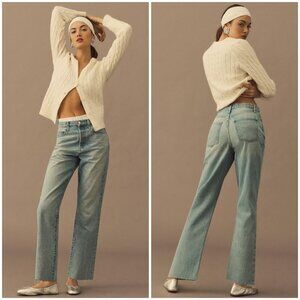 💕FAVORITE DAUGHTER💕 Otto High Rise Boyfriend Ankle Jeans Telluride Blue 27 NWT